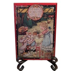 Mary Engelbreit Do Unto Others Colorplak Card Wall Hanging 8.5" x 6.25"